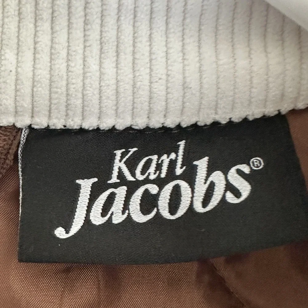 Men's Karl Jacob's Corduroy Full Zip Jacket | Size Small